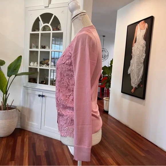 Pink Lace Cardigan - Picture 5 of 8